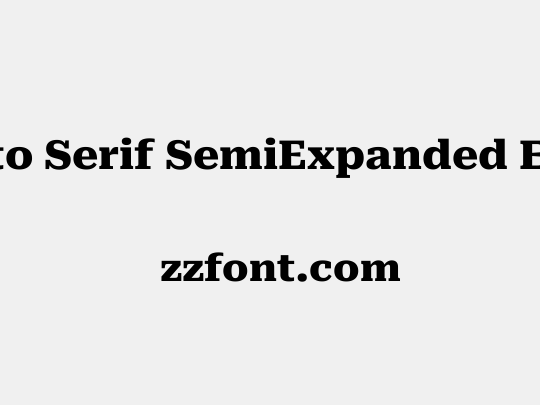 Roboto Serif SemiExpanded ExtraBold