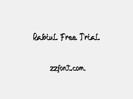 Rabiul Free Trial
