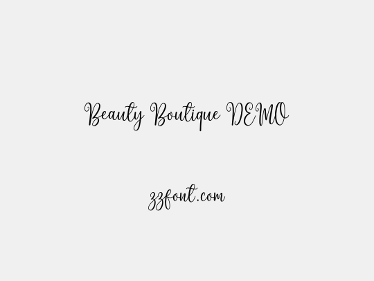 Beauty Boutique DEMO