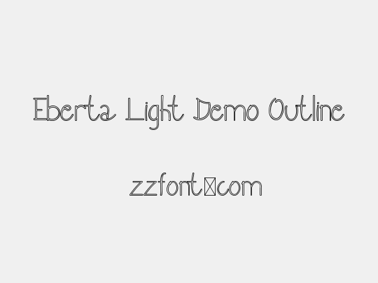 Eberta Light Demo Outline