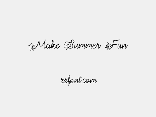 Make Summer Fun