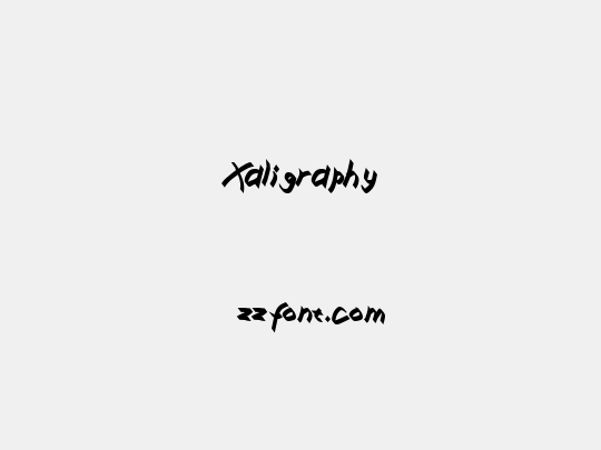 Xaligraphy