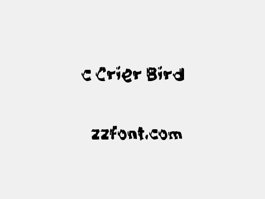 c Crier Bird