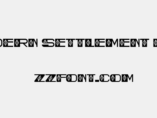 Modern Settlement Flat