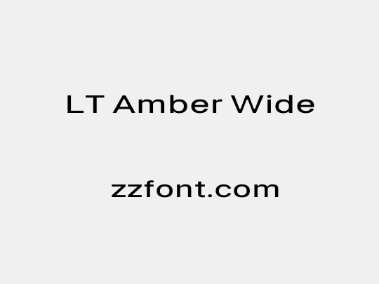 LT Amber Wide