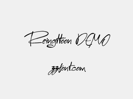 Reingttoon DEMO