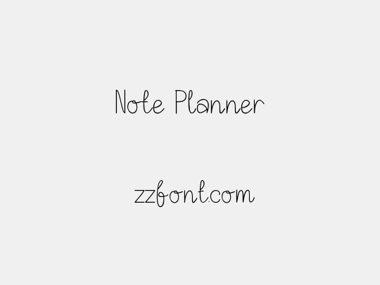 Note Planner