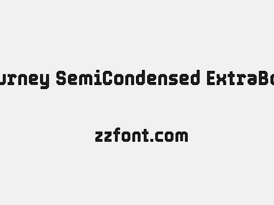 Tourney SemiCondensed ExtraBold