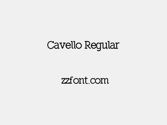 Cavello Regular