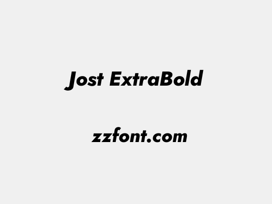 Jost ExtraBold