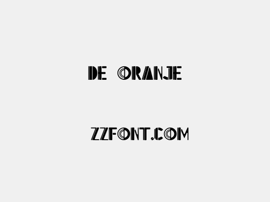 De Oranje