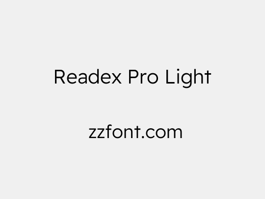 Readex Pro Light