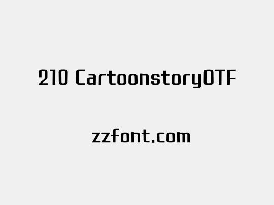 210 CartoonstoryOTF