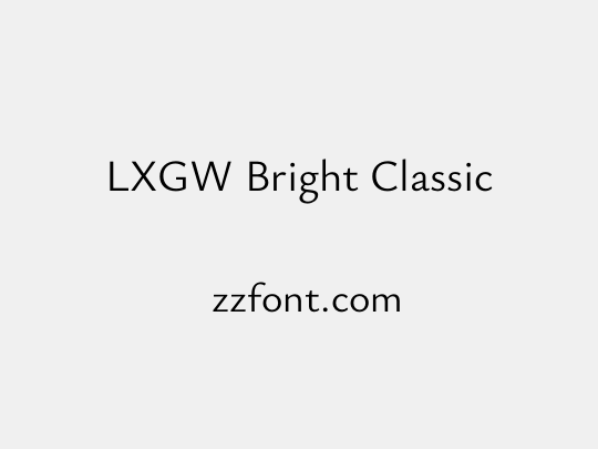 LXGW Bright Classic