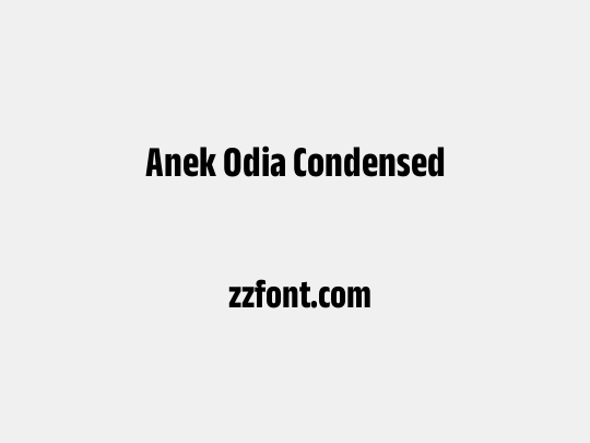 Anek Odia Condensed