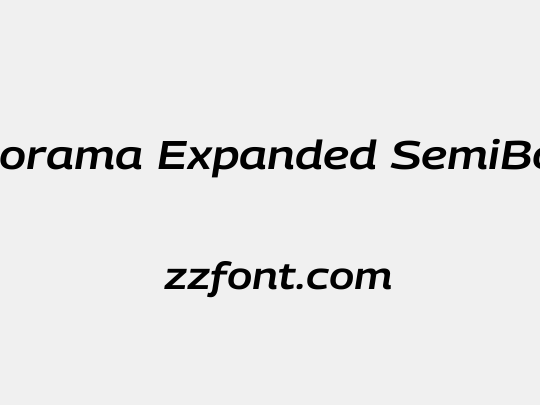 Georama Expanded SemiBold