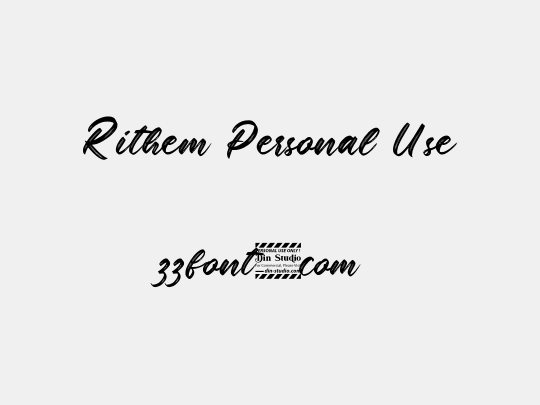 Rithem Personal Use