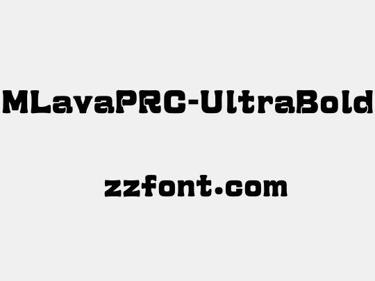MLavaPRC-UltraBold