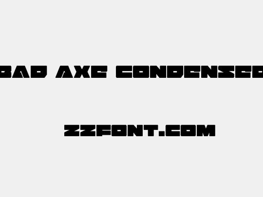 Bad Axe Condensed