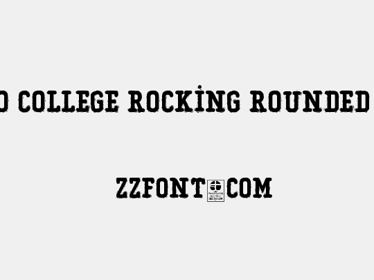 Typo College Rocking Rounded Demo