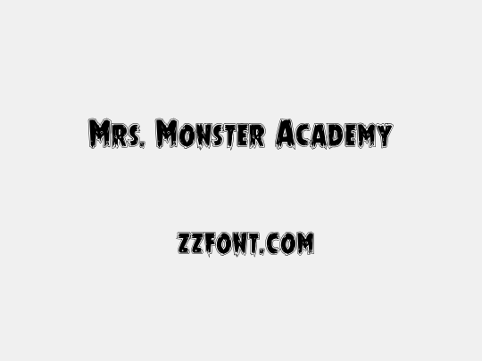 Mrs. Monster Academy