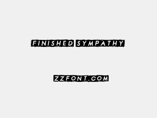 Finished Sympathy