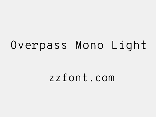 Overpass Mono Light