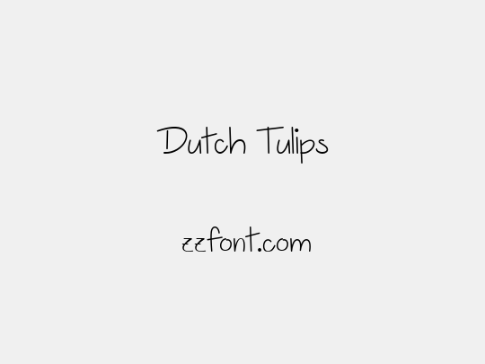 Dutch Tulips