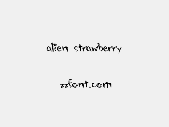 alien strawberry