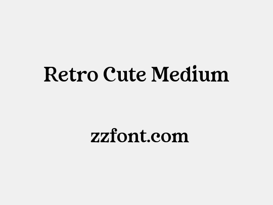 Retro Cute Medium