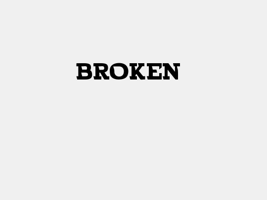 BROKEN normal demo