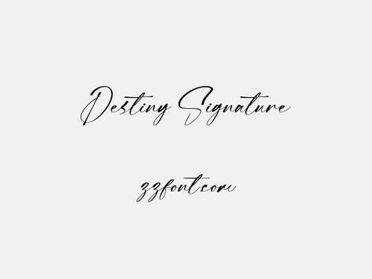 Destiny Signature