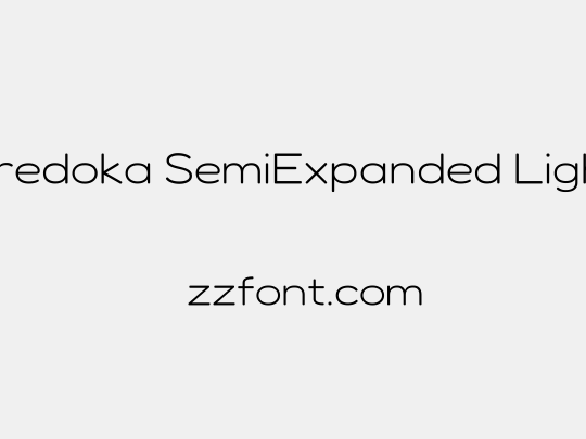 Fredoka SemiExpanded Light