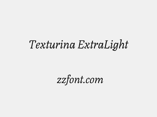 Texturina ExtraLight