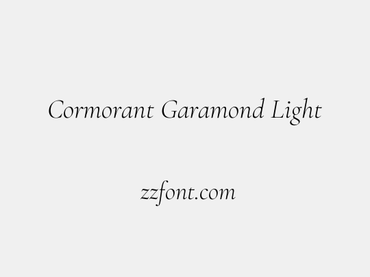 Cormorant Garamond Light
