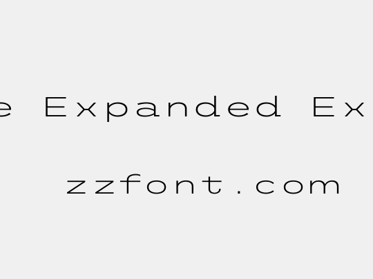 Trispace Expanded ExtraLight