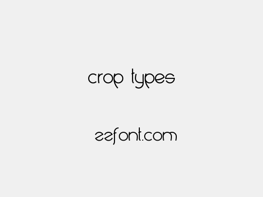 crop types