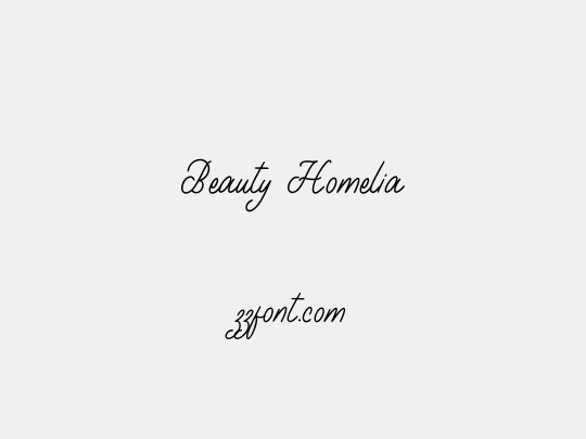 Beauty Homelia