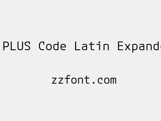 M PLUS Code Latin Expanded