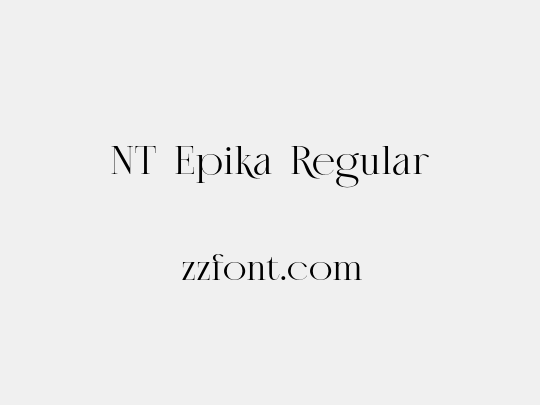 NT Epika Regular