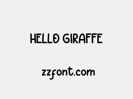 HELLO GIRAFFE