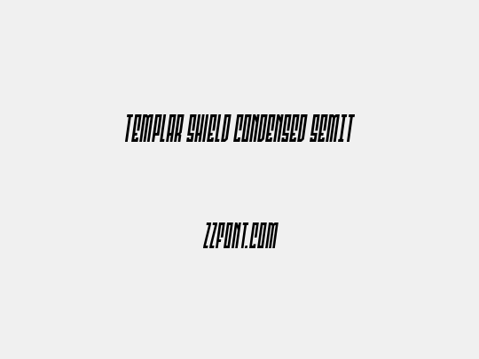 Templar Shield Condensed SemIt