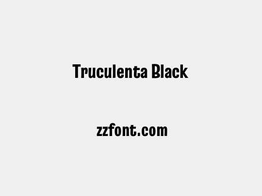 Truculenta Black