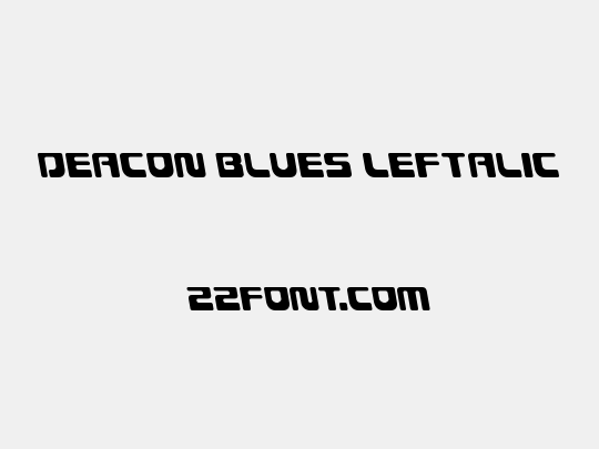 Deacon Blues Leftalic