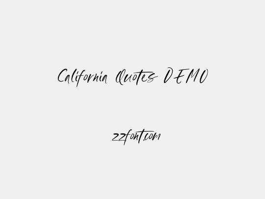 California Quotes DEMO