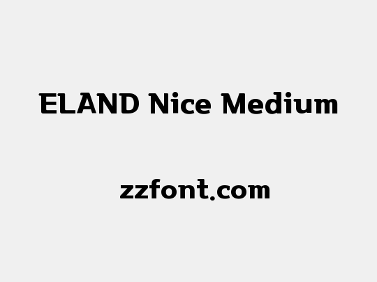 ELAND Nice Medium