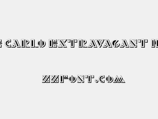 Monte Carlo Extravagant Hollow