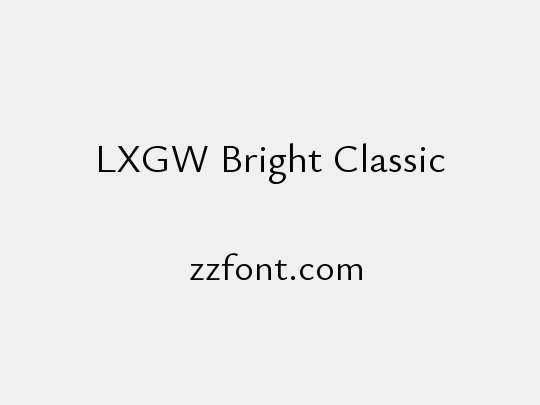LXGW Bright Classic