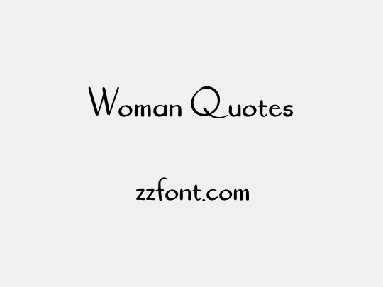 Woman Quotes
