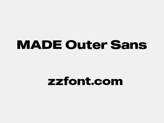 MADE Outer Sans